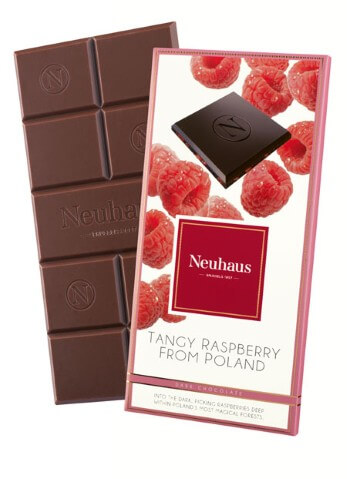 Czekolada ciemna z malinami z Polski