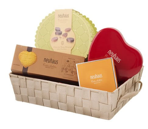 Neuhaus deluxe chocolate gift basket