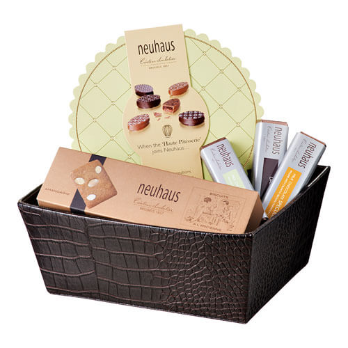 Neuhaus haute patisserie gift basket