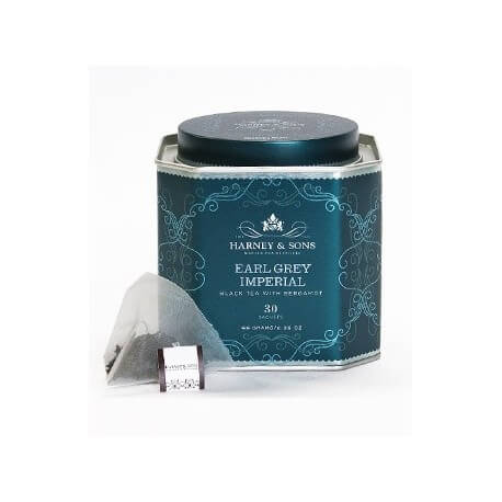 Harney&Sons Earl Grey Imperial – jedwabne piramidki, 30 szt.