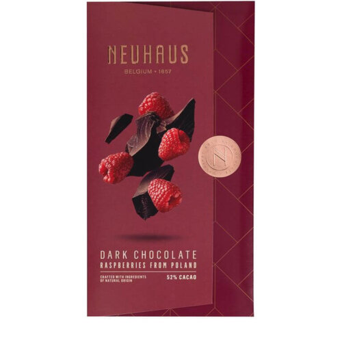 Ciemna czekolada z malinami z Polski