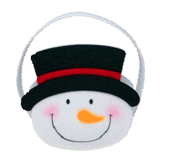 Koszyczek Bałwanek duży