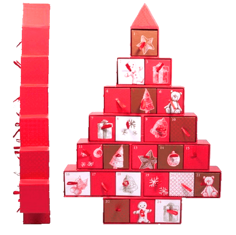 Szufladkowy kalendarz adwentowy
